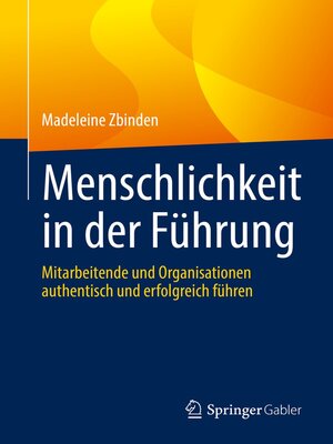 cover image of Menschlichkeit in der Führung